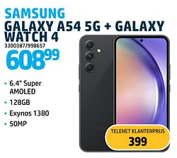 Samsung galaxy a54 5g + galaxy watch 4
