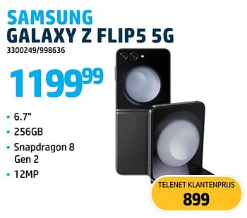 Promoties Samsung galaxy z flip5 5g - Samsung - Geldig van 01/09/2023 tot 30/09/2023 bij VCD