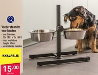 Promoties Voederstaander voor honden - Huismerk - Aldi - Geldig van 23/09/2023 tot 01/10/2023 bij Aldi