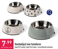 Promoties Voerbakjes voor huisdieren - Huismerk - Aldi - Geldig van 23/09/2023 tot 01/10/2023 bij Aldi