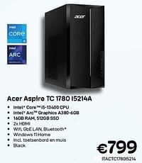 Acer aspire tc 1780 i5214a-Acer