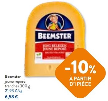 Promotions Beemster jeune reposé tranches - Beemster - Valide de 06/09/2023 à 19/09/2023 chez OKay