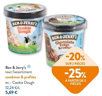 Promotions Ben + jerry’s cookie dough - Ben&Jerry's - Valide de 06/09/2023 à 19/09/2023 chez OKay