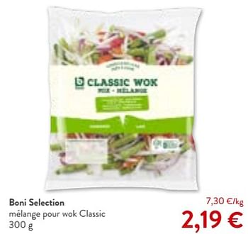 Promotions Boni selection mélange pour wok classic - Boni - Valide de 06/09/2023 à 19/09/2023 chez OKay