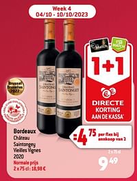 Bordeaux château saintongey vieilles vignes 2020-Rode wijnen