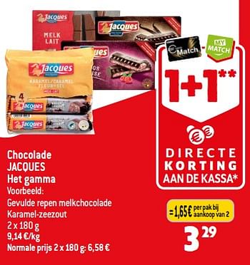 Promoties Chocolade jacques - Jacques - Geldig van 13/09/2023 tot 19/09/2023 bij Smatch