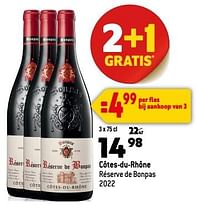 Côtes-du-rhône réserve de bonpas 2022-Rode wijnen