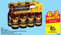 Promoties Bier grimbergen blond - Grimbergen - Geldig van 13/09/2023 tot 26/09/2023 bij Carrefour