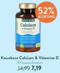 Kauwbare calcium + vitamine d-Huismerk - Holland & Barrett
