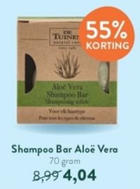 Shampoo bar aloe vera-De Tuinen