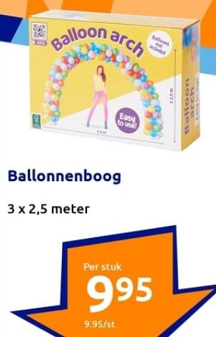 Promoties Ballonnenboog - Huismerk - Action - Geldig van 13/09/2023 tot 19/09/2023 bij Action