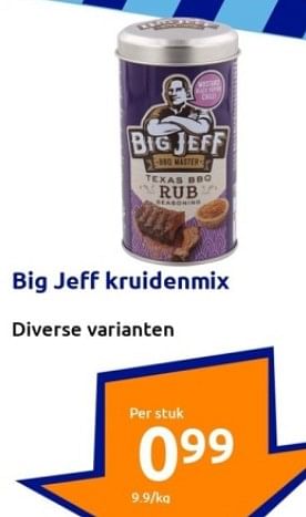 Promoties Big jeff kruidenmix - Big Jeff - Geldig van 13/09/2023 tot 19/09/2023 bij Action