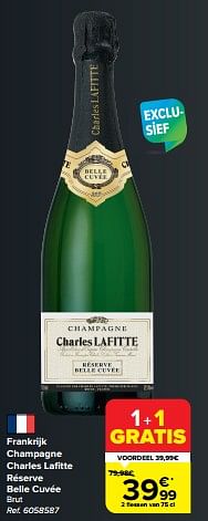 Frankrijk champagne charles lafi tte réserve belle cuvée brut-Charles Lafitte