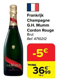 Frankrijk champagne g.h. mumm cordon rouge brut-Mumm