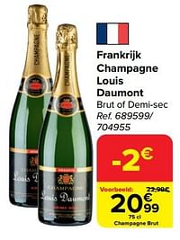 Frankrijk champagne louis daumont brut of demi-sec-Champagne