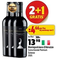 Montepulciano d`abruzzo corno grande premium galasso 2021-Rode wijnen