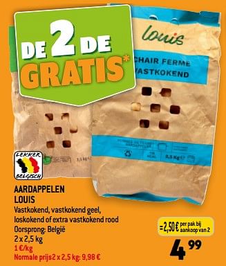 Promoties Aardappelen louis - Louis - Geldig van 13/09/2023 tot 19/09/2023 bij Louis Delhaize