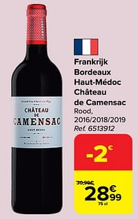 Frankrijk bordeaux haut-médoc château de camensac rood-Rode wijnen