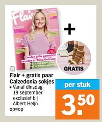 Flair + gratis paar calzedonia sokjes-Huismerk - Albert Heijn