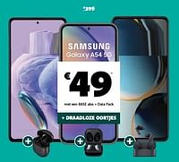 Promoties Samsung galaxy a54 5g - Samsung - Geldig van 15/09/2023 tot 01/10/2023 bij Base