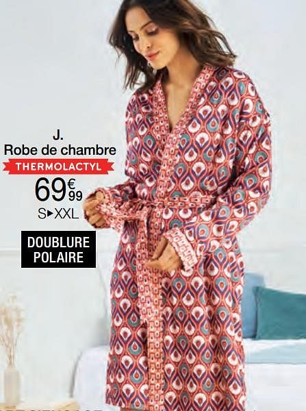 Produit Maison Damart Robe de chambre En promotion chez Damart