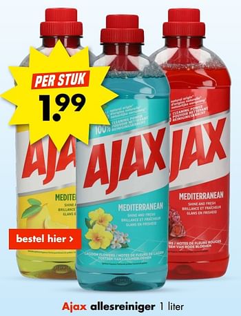 Promoties Ajax allesreiniger - Ajax - Geldig van 11/09/2023 tot 24/09/2023 bij Wibra