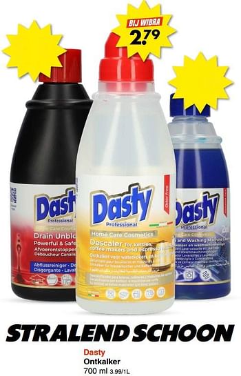 Promoties Dasty ontkalker - Dasty - Geldig van 11/09/2023 tot 24/09/2023 bij Wibra