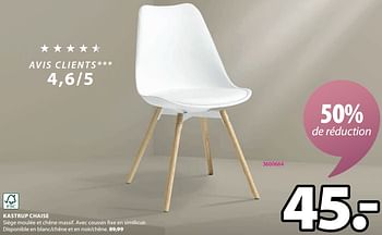 Promotions Kastrup chaise - Produit Maison - Jysk - Valide de 11/09/2023 à 15/10/2023 chez Jysk