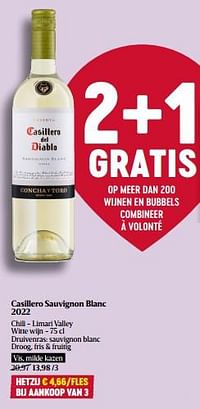Casillero sauvignon blanc 2022-Witte wijnen