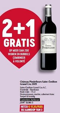 Château pindefleurs saint-émilion grand cru 2019-Rode wijnen