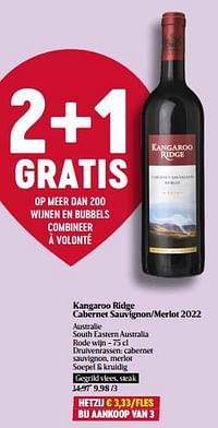 Kangaroo ridge cabernet sauvignon-merlot 2022-Rode wijnen