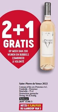 Saint-pierre de vence 2022-Rosé wijnen
