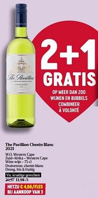 The pavillion chenin blanc 2021-Witte wijnen
