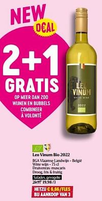 Leo vinum bio 2022-Witte wijnen
