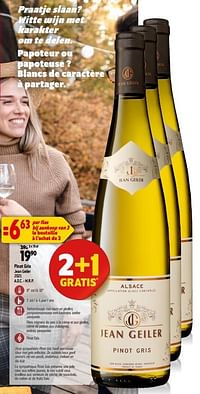 Pinot gris jean geiler 2021 a.o.c. - m.r.p.-Witte wijnen