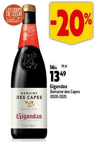 Gigondas domaine des capes 2020-2021-Rode wijnen