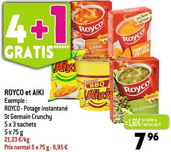 Promotions Royco - potage instantané st germain crunchy - Royco - Valide de 20/09/2023 à 26/09/2023 chez Smatch