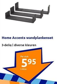 Home accents wandplankenset-Home Accents