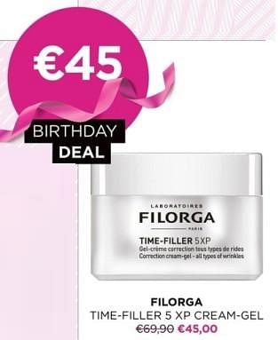 Promoties Filorga time-filler 5 xp cream-gel - Filorga - Geldig van 18/09/2023 tot 22/10/2023 bij ICI PARIS XL