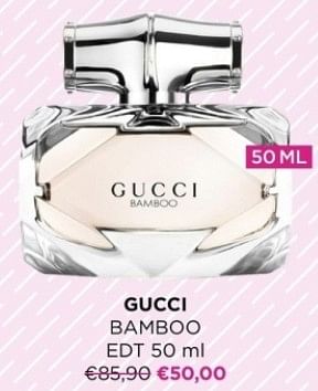 Promoties Gucci bamboo edt - Gucci - Geldig van 18/09/2023 tot 22/10/2023 bij ICI PARIS XL