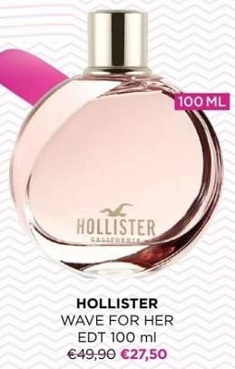 Promotions Hollister wave for her edt - Hollister - Valide de 18/09/2023 à 22/10/2023 chez ICI PARIS XL