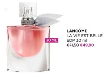 Promoties Lancôme la vie est belle edp - Lancome - Geldig van 18/09/2023 tot 22/10/2023 bij ICI PARIS XL