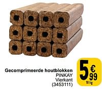 Gecomprimeerde houtblokken-Huismerk - Cora