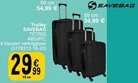 Trolley savebag tétris abs-pc-Savebag