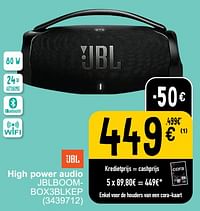 Jbl high power audio jblboombox3blkep-JBL