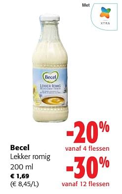 Promoties Becel lekker romig - Becel - Geldig van 20/09/2023 tot 01/10/2023 bij Colruyt