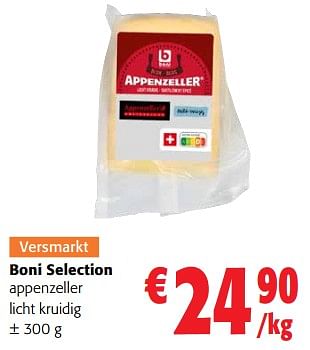 Promoties Boni selection appenzeller licht kruidig - Boni - Geldig van 20/09/2023 tot 01/10/2023 bij Colruyt