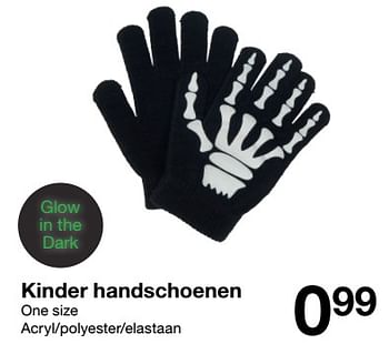 Promoties Kinder handschoenen - Huismerk - Zeeman  - Geldig van 23/09/2023 tot 29/09/2023 bij Zeeman