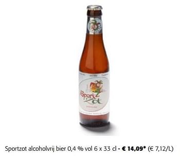 Promoties Sportzot alcoholvrij bier - Sportzot - Geldig van 20/09/2023 tot 01/10/2023 bij Colruyt