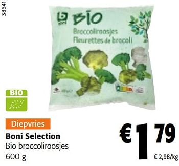 Promoties Boni selection bio broccoliroosjes - Boni - Geldig van 20/09/2023 tot 01/10/2023 bij Colruyt